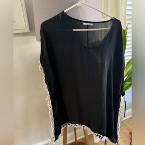 Women’s Black Swim Cover One Size